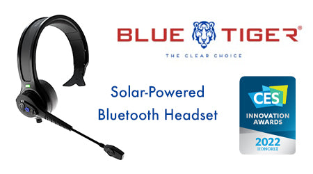 Blue Tiger Wins CES 2022 Innovation Award for World’s First Solar-Powered Bluetooth Headset